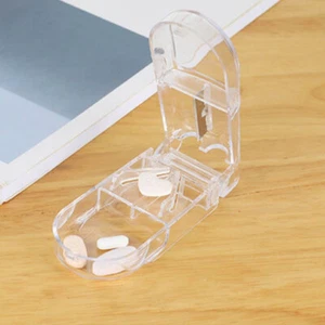 1 Stück Tablettenschneider Splitter Halbes Aufbewahrungsfach Box Medizin Ta BR$r - Bild 1 von 8