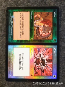 Wax Wane Invasion FOIL NM NEVER PLAYED Magic the Gathering FOIL CARD (DS3D1E8) - Picture 1 of 4
