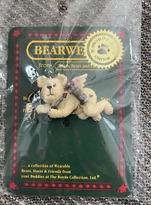 Bearwear Boyds Bears Special Occasion Brooch Pin #82031 Stupid Cupid Bow New - Picture 1 of 8