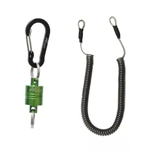 GOODCAT Strongest Magnetic Net Release Magnetic Green Magnet+ Black Carabiner - Picture 1 of 8