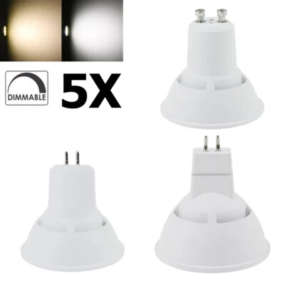 5X LED Spotlights Dimmable GU10 MR16 GU5.3 220V 7W Downlight 3000K/6500K - Image 1 of 4