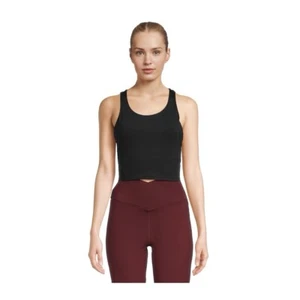 Avia Women’s Ribbed Longline Racerback Performance Bra, Size M - Picture 1 of 5