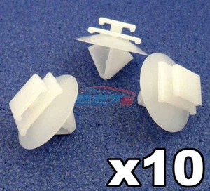 10x Peugeot Side Moulding Bumpstrip / Rubstrip Plastic Trim Fixing Clips - Picture 1 of 1