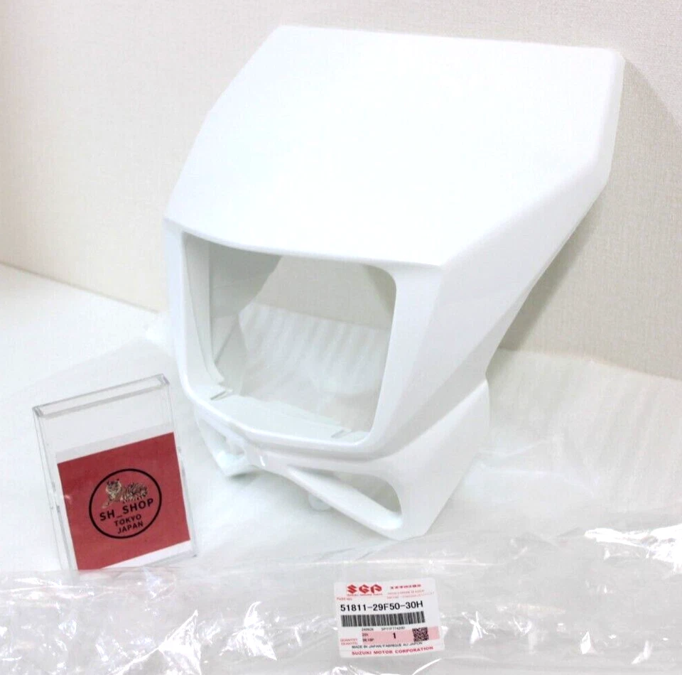 WHITE OEM SUZUKI HEADLIGHT BEZEL COVER DRZ400SM DR650SE DRZ 400 S SM DR 650 SE