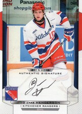 2015/16 Kitchener Rangers Autographs - JAKE HENDERSON
