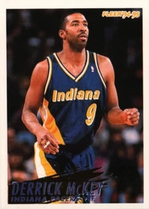 1994-95 Fleer Basketball #91 - Derrick McKey UER - Indiana Pacers 94-469 - Foto 1 di 2
