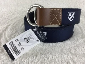 Daniel Cremieux 38 Crest Logo Cintura Uomo Taglia S/M Navy Nuova! Prezzo consigliato $35 - Foto 1 di 5