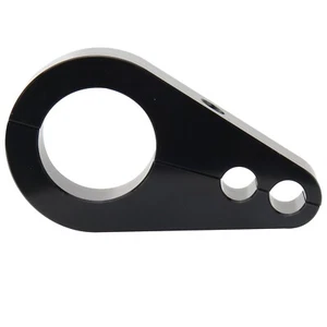 Abrazadera de línea de freno de cable de embrague de acelerador doble marco de manillar de 1" para Harley Can-Am - Imagen 1 de 9