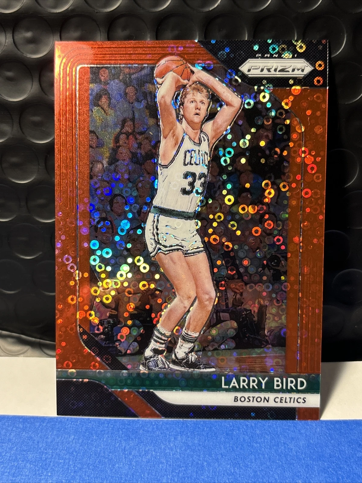 Larry Bird 2018-19 Prizm Red Fast break #85 39/125
