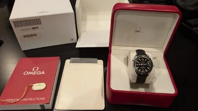 Seamaster PLANET OCEAN 600M OMEGA 42 MM 232.32.42.21.01.005 Rubber orange - Image 1 of 4