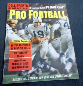 November 1959 DELL SPORTS PRO FOOTBALL MAGAZINE - Volume 1 No. 10 - Picture 1 of 5