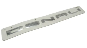 New Genuine Denali Chrome Decal Emblem Rear 16.5in Long 2024 GMC Yukon YukonXL - Picture 1 of 11