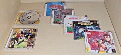 7 Japan PS1 Game Lot (Street Fighter Zero 3 GuyBrave II Beyond the Saga Frontier - Image 1 of 4