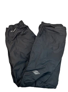 COLUMBIA - MEN'S MEDIUM - BLACK NYLON ELASTIC WAIST OMNI TECH PANTS - Picture 1 of 24