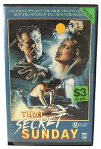 That Secret Sunday EX-RENTAL VHS TAPE PAL USED (1986) James Farentino - Picture 1 of 6