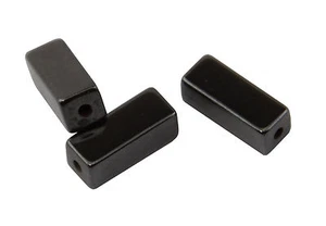 Pack of 15 Hematite Rectangle Beads 12x4mm (37887-126) - Picture 1 of 1