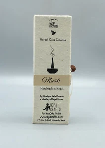 Moschus Kräuterkegel Räucherstäbchen vom nepalesischen Bauern - Bild 1 von 4