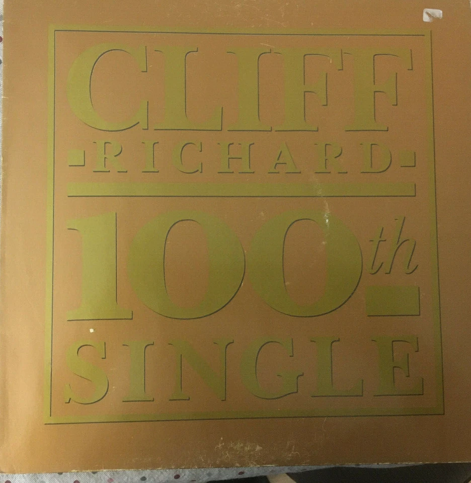 Vinyle MAXI 45 trs  🎧  CLIFF RICHARD   🎧  100th SINGLE  🎧   - Photo 1/1