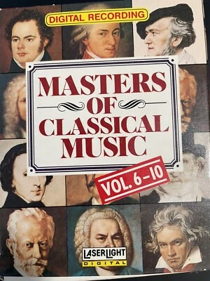 5 Cassette Masters of Classical Music Tchaikovsky Vivaldi Chopin Schubert Verdi - Image 1 of 3
