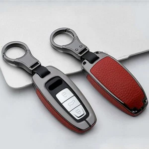 Zinc Alloy Car Remote Key Fob Case Cover For Audi 2018 2019 A6L A8L A6 A7 A8 Q8 - Picture 1 of 14