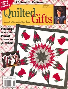 Quilted Gifts Magazine Christmas Gifts Galore 20 Patterns Pillows Stockings - Picture 1 of 5