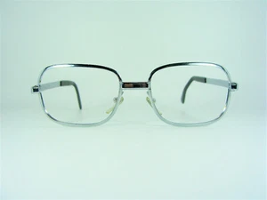 Luxury eyeglasses, oval, square, Platinum plated, frames, NOS, hyper vintage - Picture 1 of 7