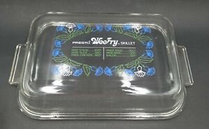 Vintage Presto Wee Fry Electric Skillet, Glass Replacement Lid Only, Collectible