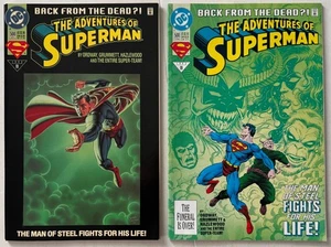 The Adventures of Superman 500 Collector's Edition and Regular Cvr 1st App Steel - Picture 1 of 4