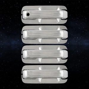 Juego de 4 cubiertas de manija de puerta para Ford F-150 2015-2020 sin PSK - Cromo - Imagen 1 de 2