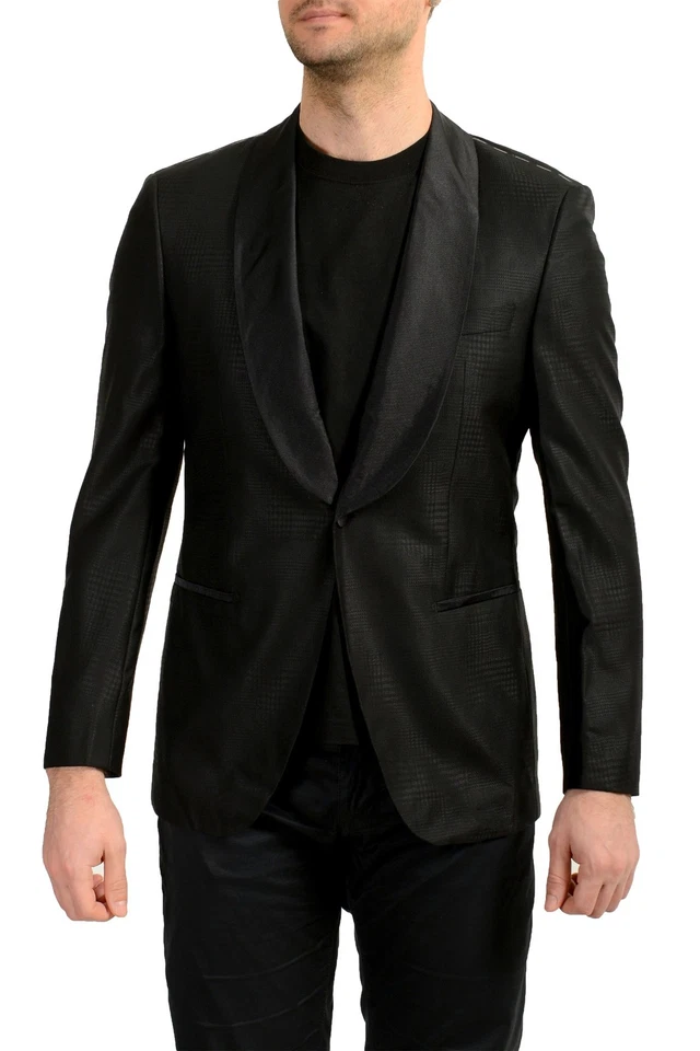 Hugo Boss Men's "T-Herve1" Slim Fit Silk Wool Tuxedo Style Blazer US 38R IT 48R - Image 1 of 4