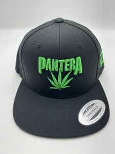 Cappello Berretto Pantera Solo Erba e Liquore Logo Adulto Regolabile Nero Snapback Taglia Unica - Foto 1 di 7