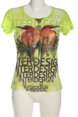 B.C. BEST CONNECTIONS T-Shirt Damen Shirt Gr. DE 36 grün-rot-braun Casual-Look - Bild 1 von 4