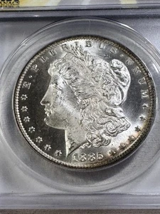 1885-O US Morgan Dollar Graded MS 65 by ANACS - Picture 1 of 8