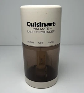 Vintage Cuisinart Mini Mate Food Chopper Grinder Model MM 2 Tested & Working - Picture 1 of 6