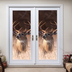 Decalcomania Porta Cervo - Privacy per Porte in Vetro o Porta Massello - Fino a 36x80 - Foto 1 di 5