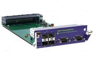 17011 EXTREME NETWORKS 2-PORT 20GB STACKING 4-PORT 1GB SFP MODULE FOR X650-24X - Photo 1/8