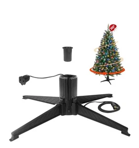 360-Degree Rotating Christmas Tree Stand, Holds up to 7.5FT Tree - Picture 1 of 4