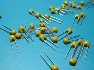 Multilayer ceramic capacitors capacitor Y5V 0.1uF 100nF  50V "2.54"+-20% 1000pcs - Picture 1 of 2