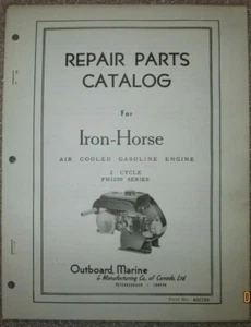  OMC IRON HORSE ENGINE 2 CYCLE FH1200 SERIES Parts Catalog List OEM Original - Bild 1 von 2