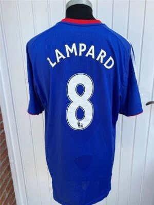 Maillot de football Adidas Chelsea FC #8 Lampard 2010-2011 bleu taille L - Photo 1/3