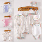 Shirt Infants Romper Newborn Baby 0-3M Outfit Top Pyjama Unisex Clothes Set