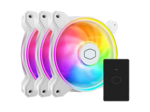 Cooler Master MasterFan MF120 Halo² White 3in1 PC Case|Liquid Cooler|Air Cooler - Picture 1 of 12