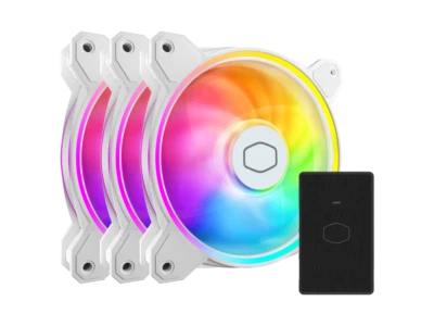 Cooler Master MasterFan MF120 Halo² White 3in1 PC Case|Liquid Cooler|Air Cooler - Image 1 of 4