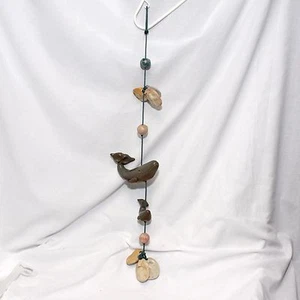 North Pacific Chime Whale Wind 28" w/Sea Shells - Bild 1 von 7