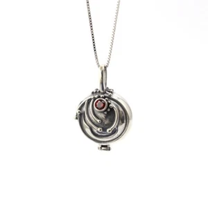 Elena's Vervain Pendant Necklace Locket The Vampire Diaries S925 Silver US Ship - Picture 1 of 5