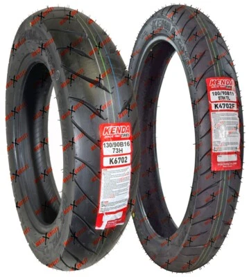 Kenda K6702 100/90-19 130/90-16 Front  Rear Tire Set Motorcycle Tires Cataclysm - Image 1 of 4