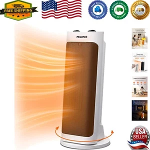Fast Heating Ceramic Tower Heater with Tip-over Protection and 70° Rotation - Picture 1 of 11