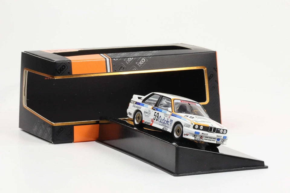 1 43 Ixo BMW M3 E30 #59 ETCC Vanicek/tomasek 1988