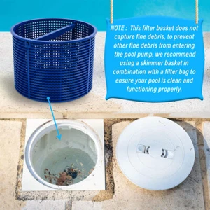 B-152 Pool Skimmer Basket Plus Filter Saver Sock Sleeve for Hayward SP1082 - Picture 1 of 12