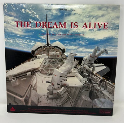 The Dream Is Alive Laserdisc LVD9019 (1985) IMAX NASA Documentary LD Laser Disc - Image 1 of 3
